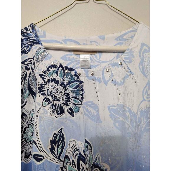 Women's plus size 3x multi color top - Picture 2 of 6